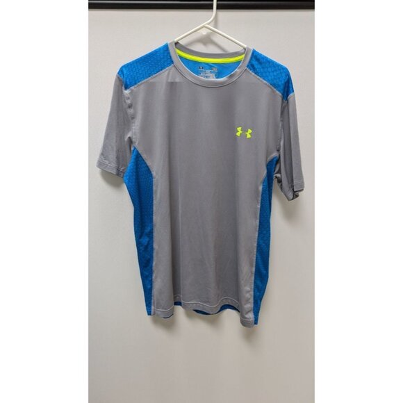 Under Armour Grey/Blue Active Tee - Picture 1 of 2